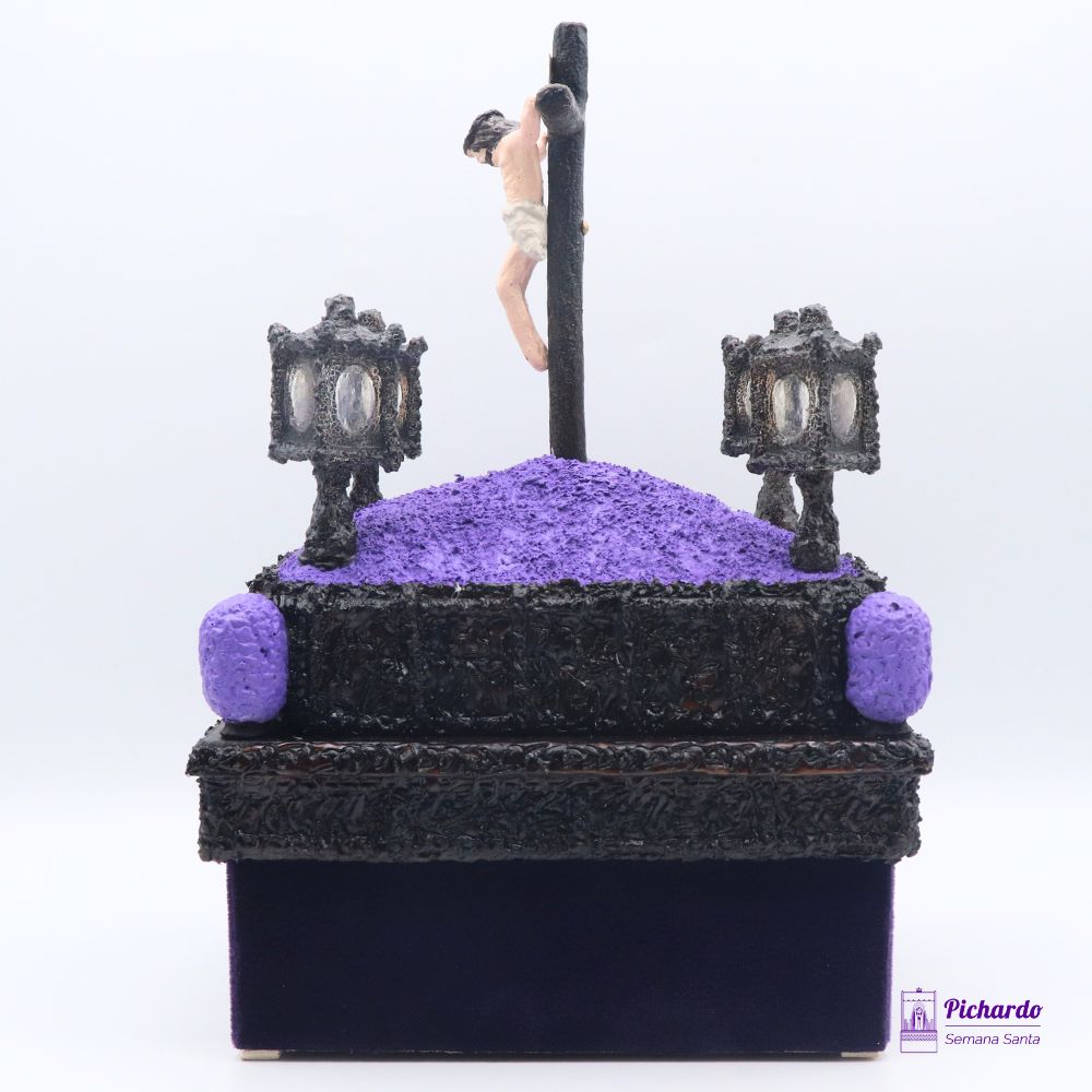 cristo de los negritos paso en miniatura