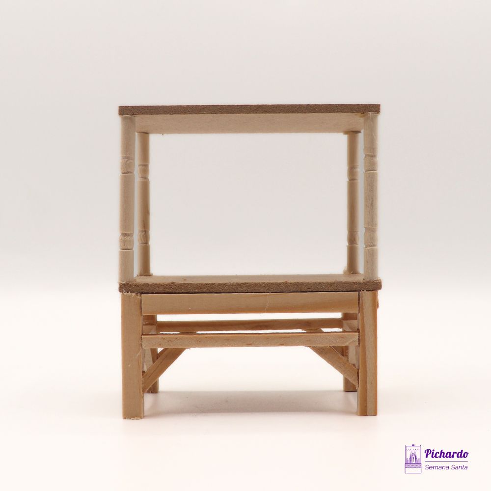 estructura de palio en miniatura 8 x 5 cm 2