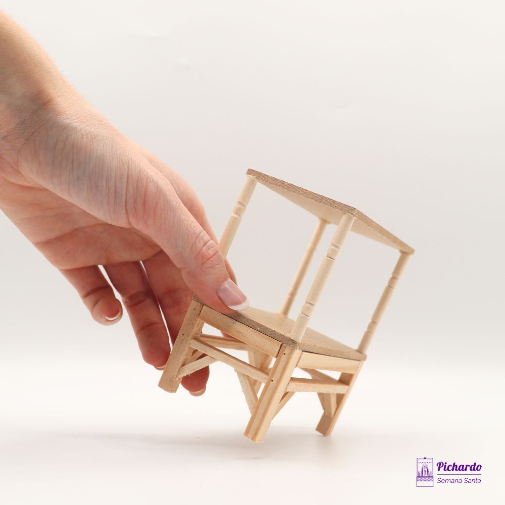 estructura de palio en miniatura 8 x 5 cm 3