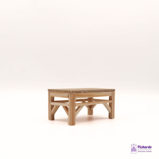 Estructura de paso de Semana Santa miniatura, medidas 8 x 5 cm