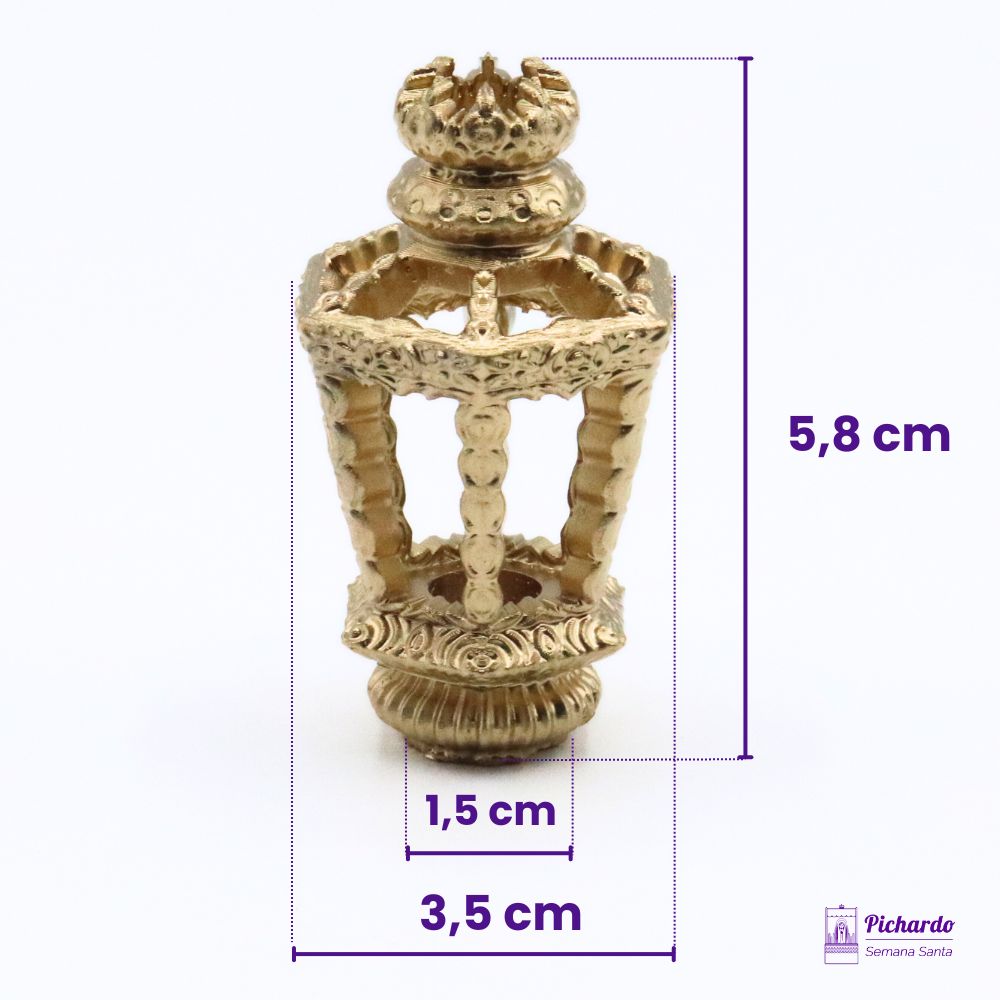 farol santa cena sevilla miniatura 6 cm altura