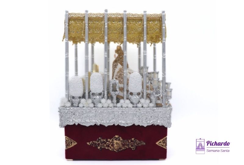 palio en miniatura virgen de la salud san gonzalo