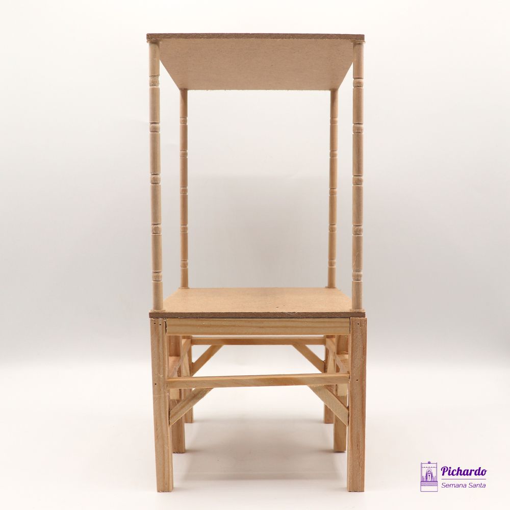 parihuela con techo palio en miniatura 12 x 16 cm 2