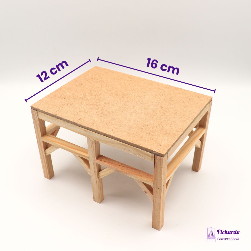 parihuela para trono en miniatura 12 x 16 cm 4