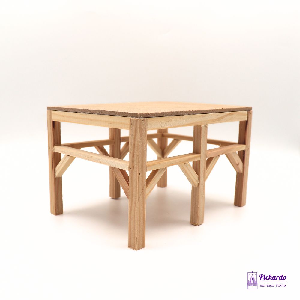 Parihuela para trono en miniatura, tamaño 12 x 16 cm