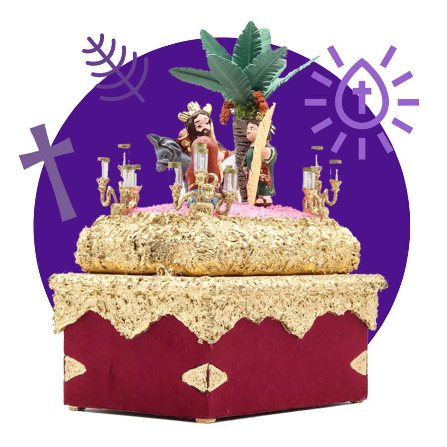 pasitos de semana santa en miniatura