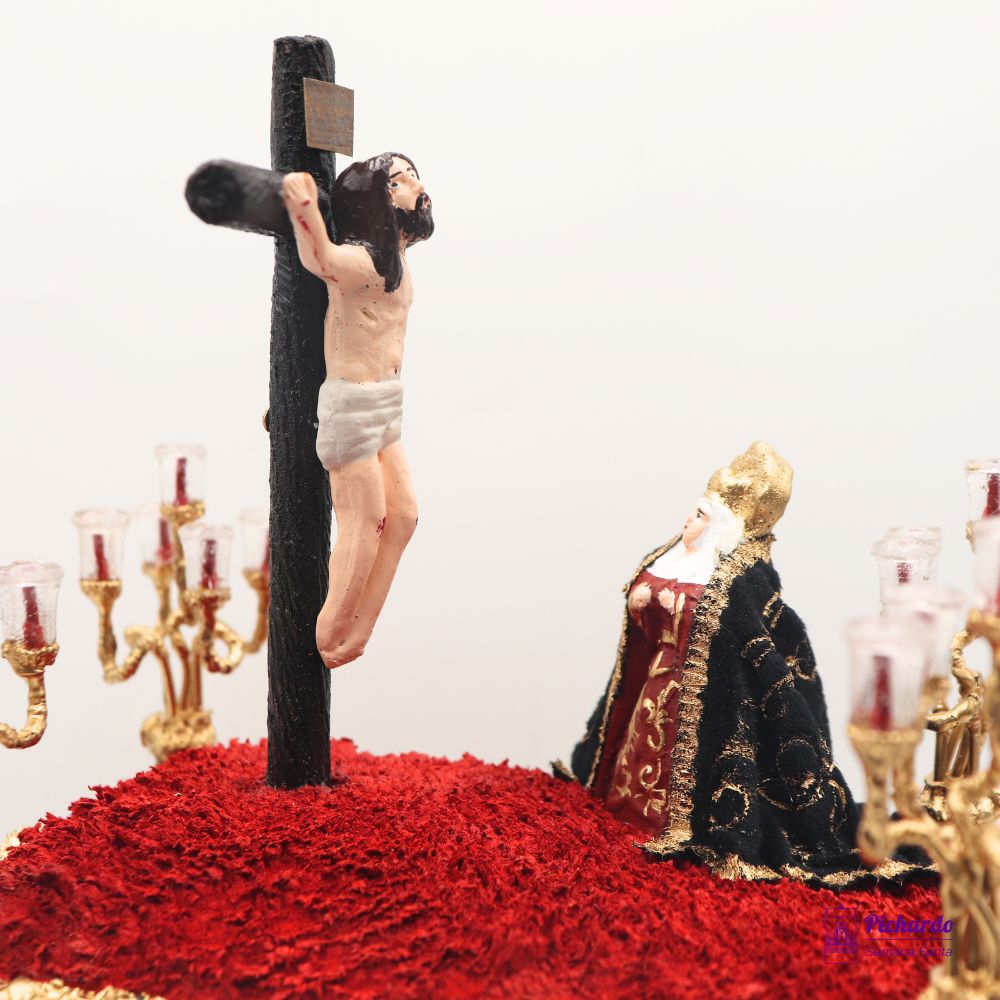 paso cristo hermandad santa cruz sevilla miniatura
