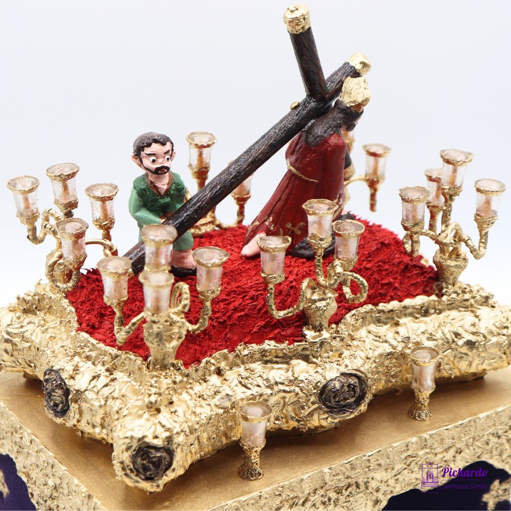 paso nuestro padre jesus tres caidas san isidoro sevilla miniatura