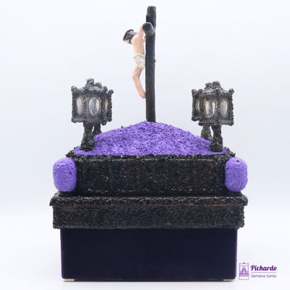 cristo de los negritos paso en miniatura