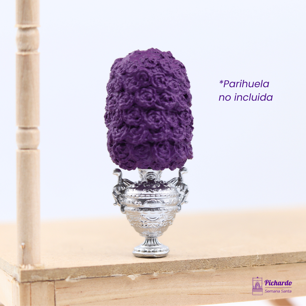 jarra-floral-morada-para-trono-mininatura