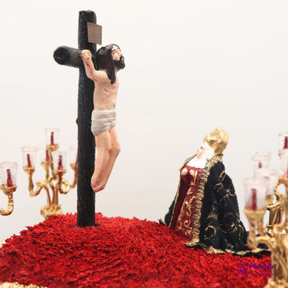 paso cristo hermandad santa cruz sevilla miniatura