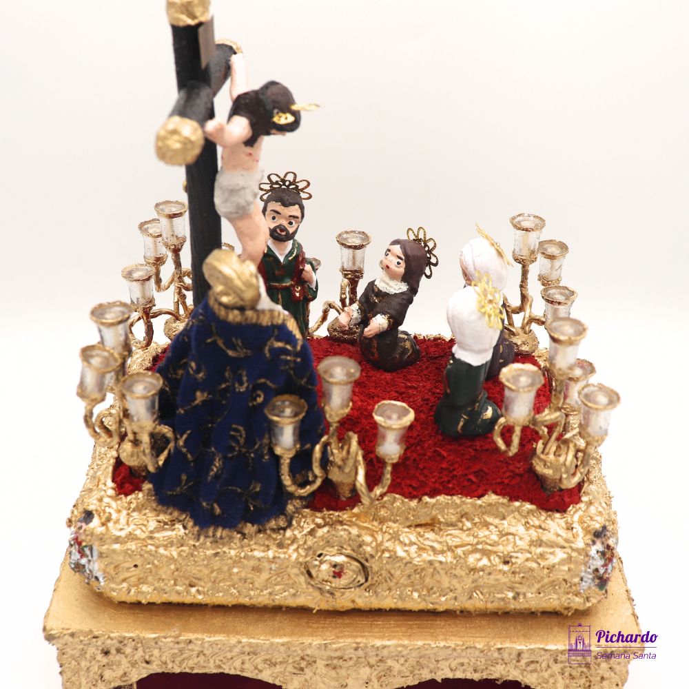 paso misterio siete palabras de sevilla miniatura