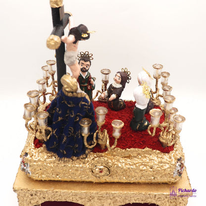 paso misterio siete palabras de sevilla miniatura