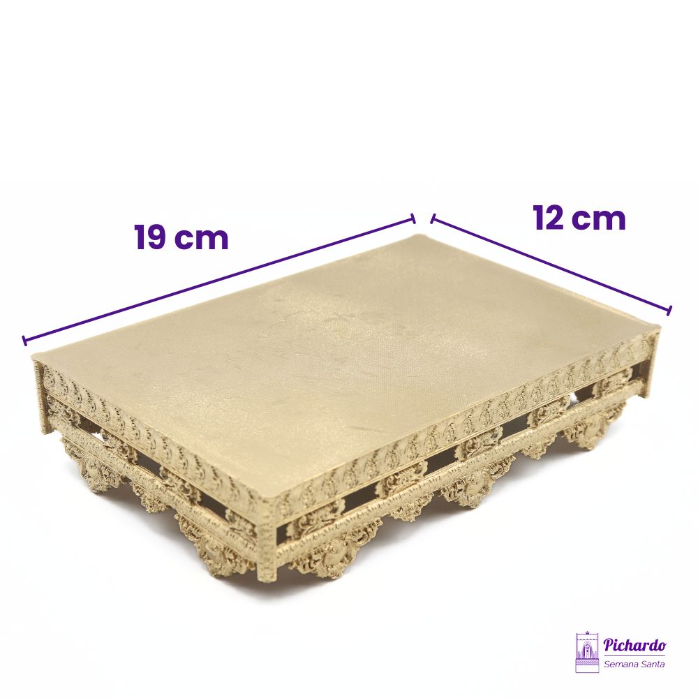 respiraderos dorados para pasos en miniatura