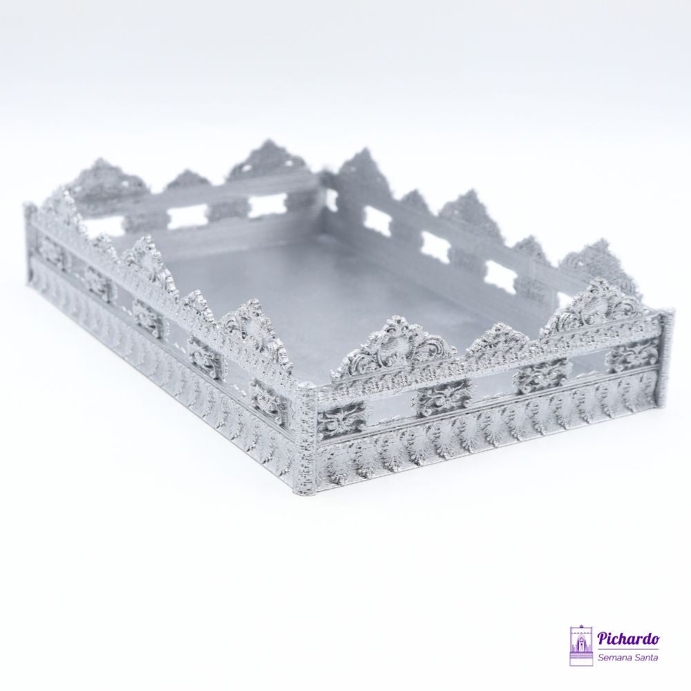 respiraderos para paso en miniatura plata 12 por 19