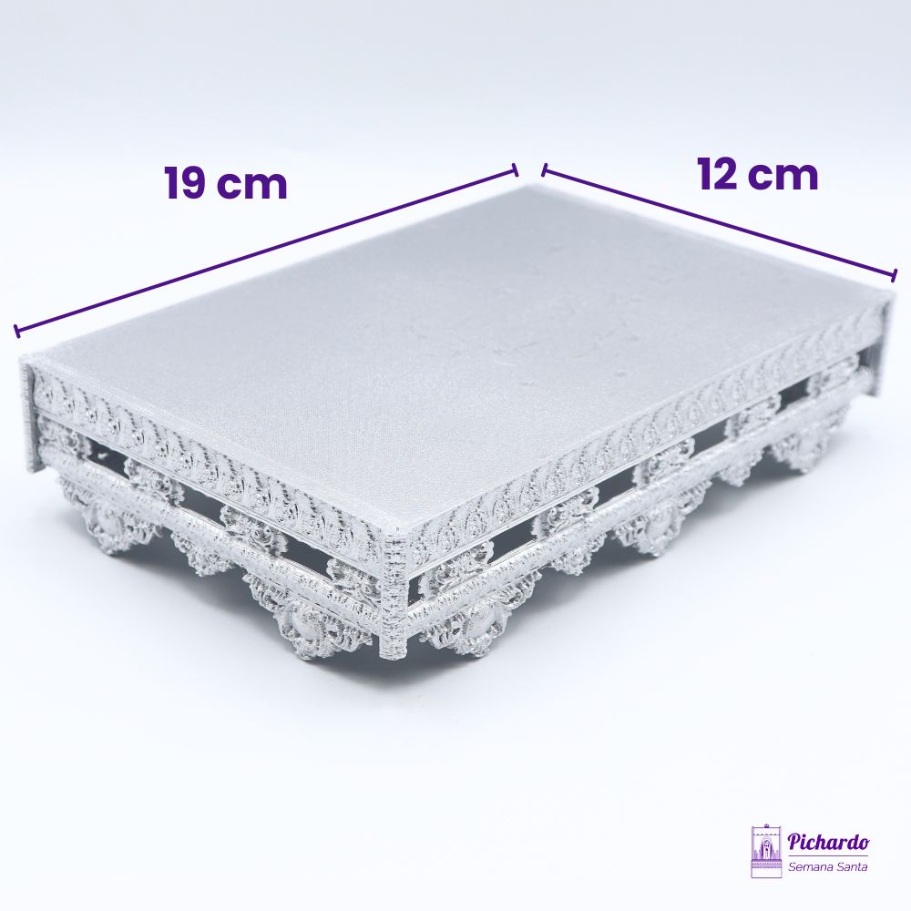 respiraderos plateados para pasos en miniatura 12 por 19