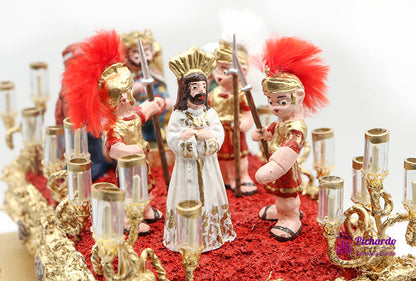 senor del silencio en el desprecio de herodes amargura miniatura sevilla
