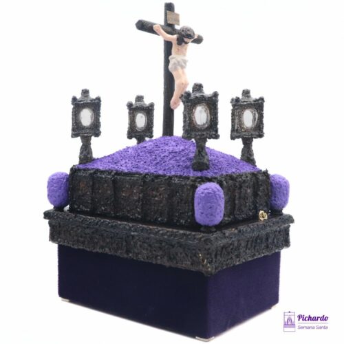 paso cristo de la fundacion los negritos miniatura